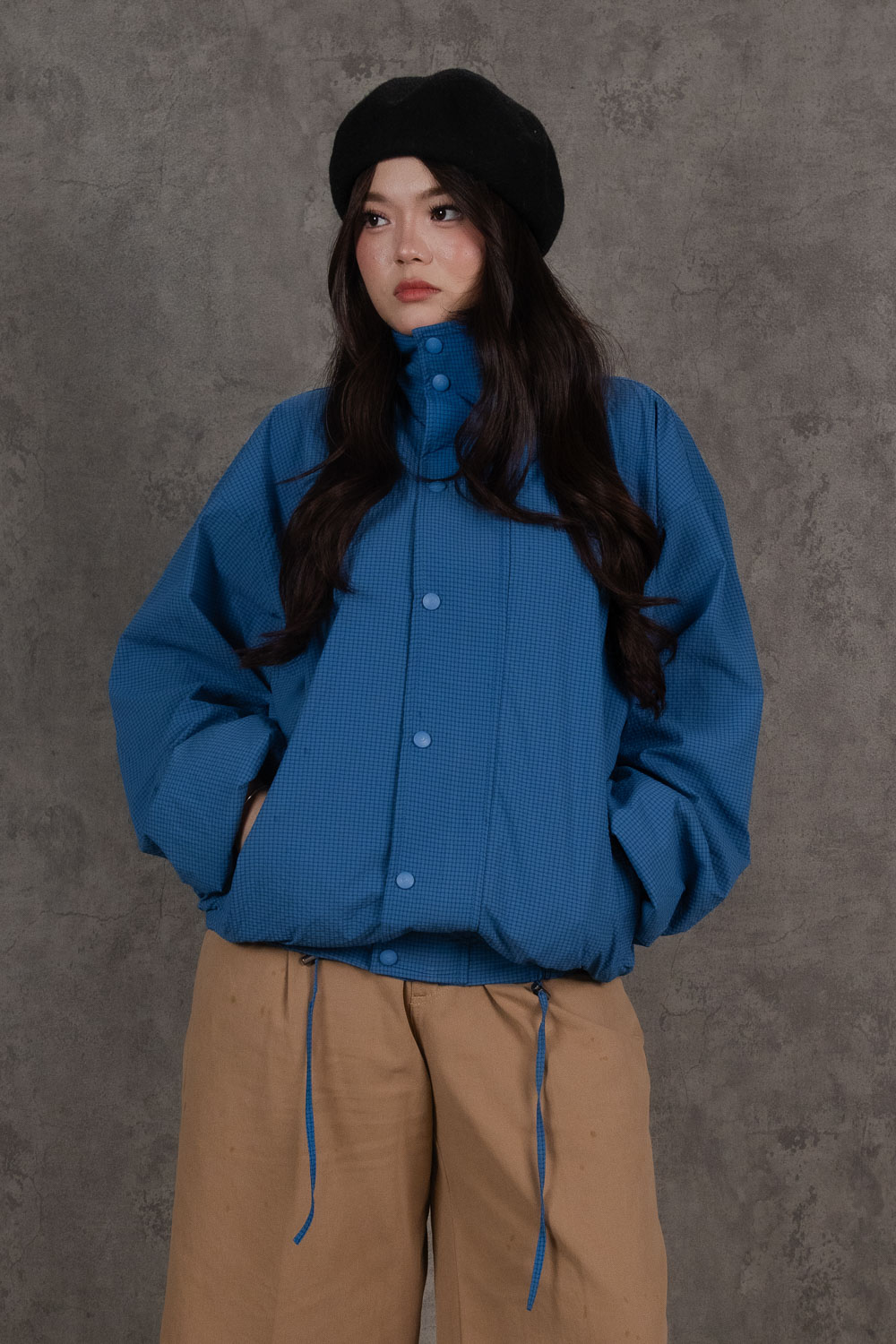 Blue Checkered Jacket