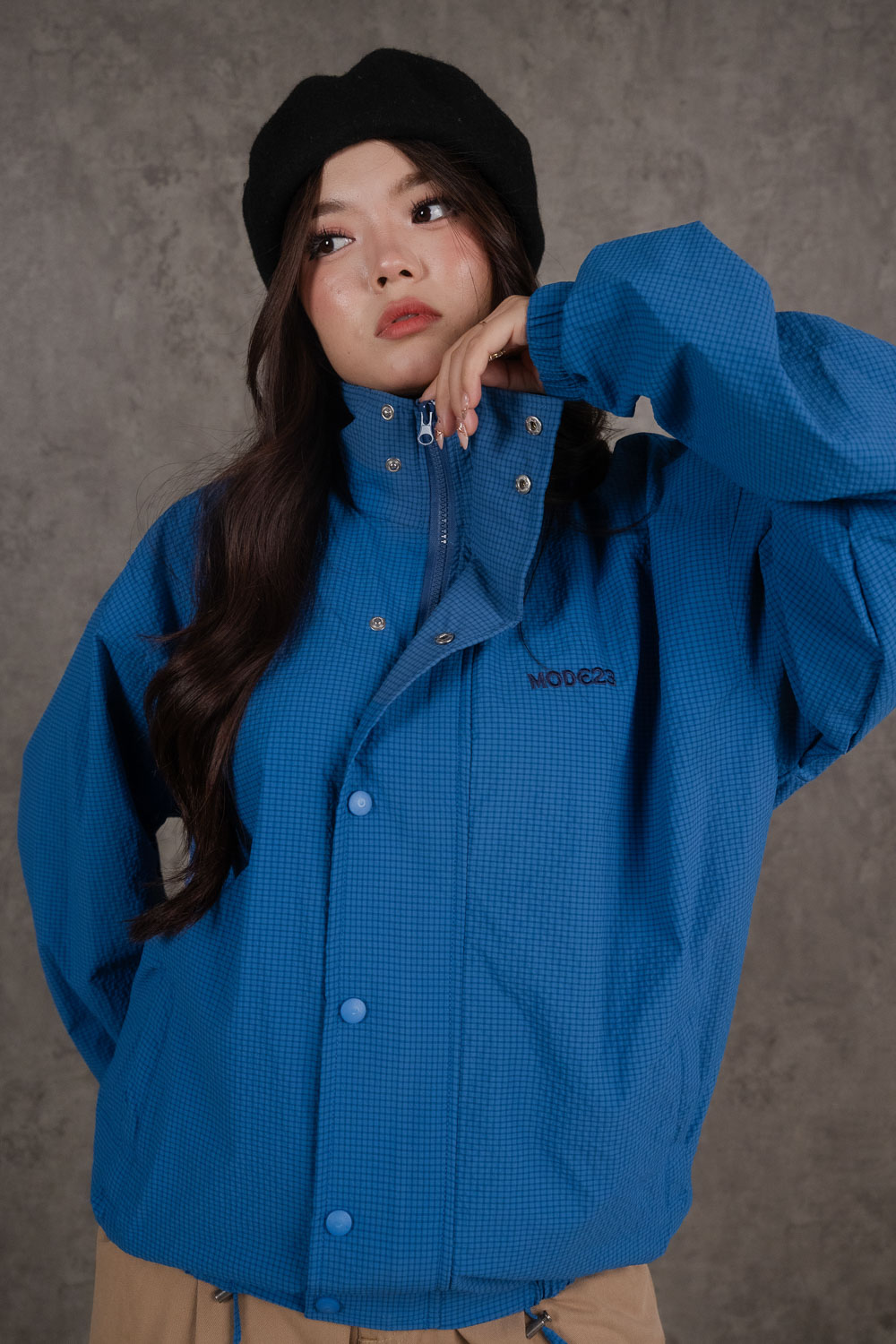 Blue Checkered Jacket