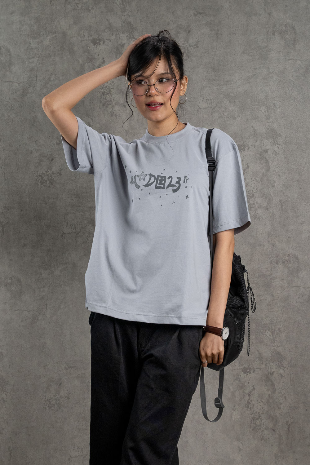 Mode23 Star Baby Blue tee