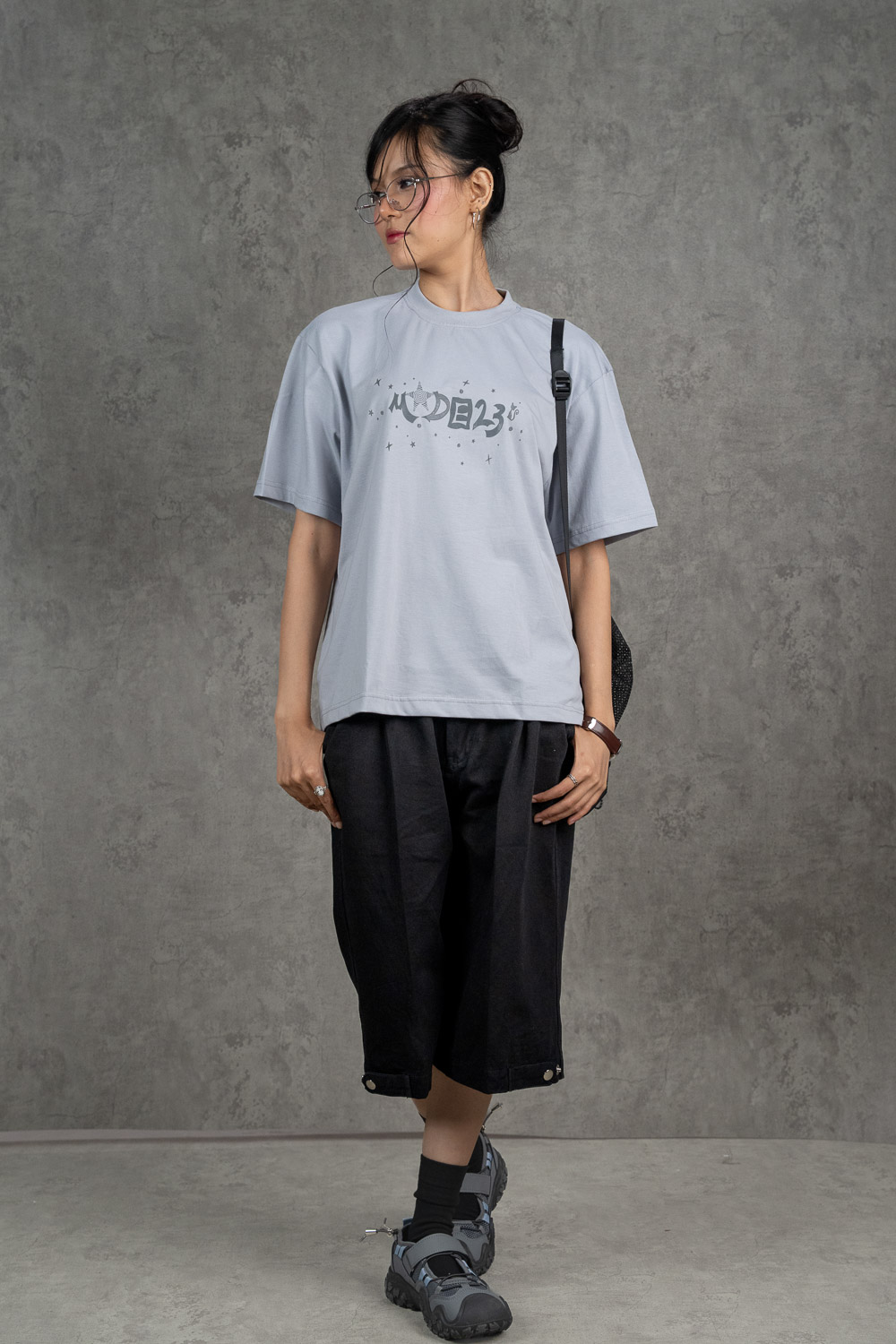 Mode23 Star Baby Blue tee