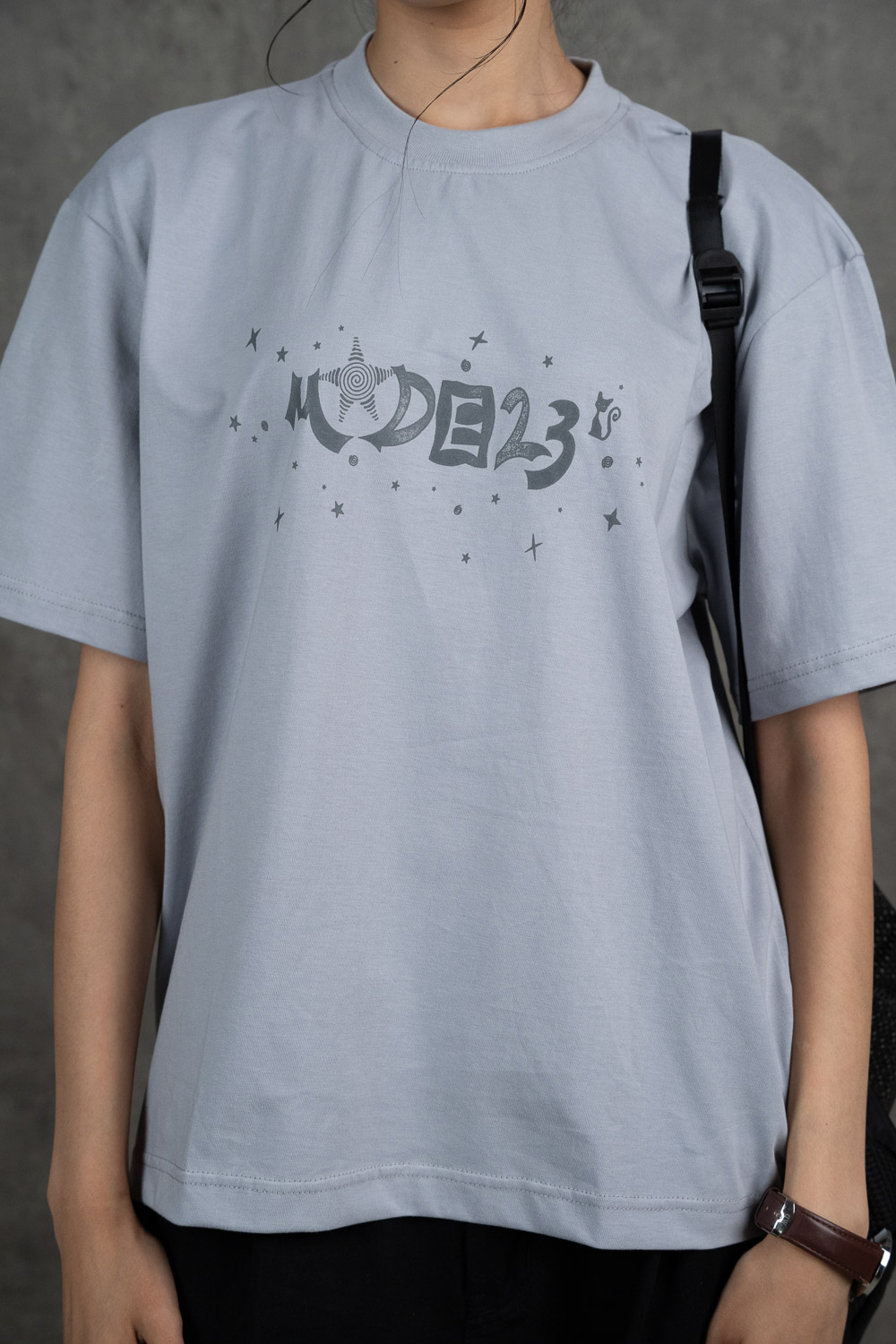Mode23 Star Baby Blue tee
