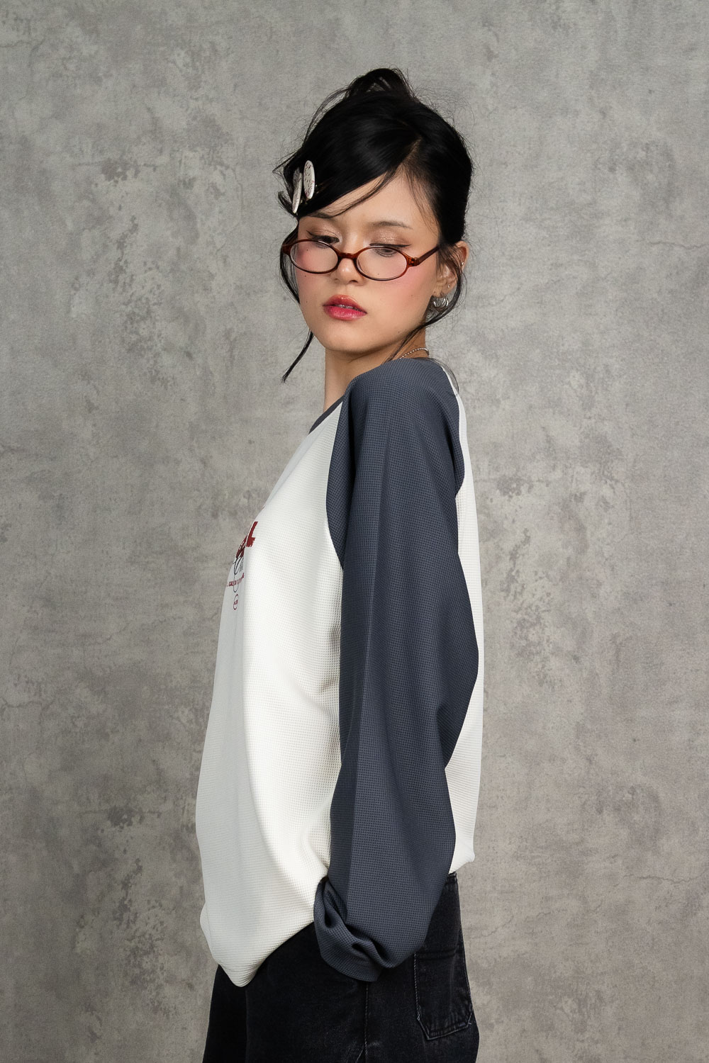 Charcoal Baseball Tee