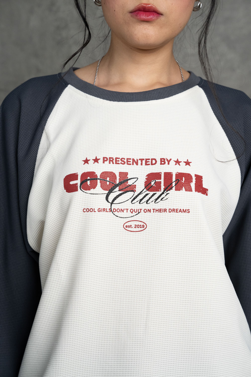 Charcoal Baseball Tee