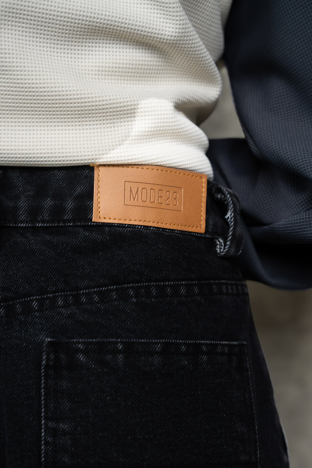 Mode Black Barrel Jeans