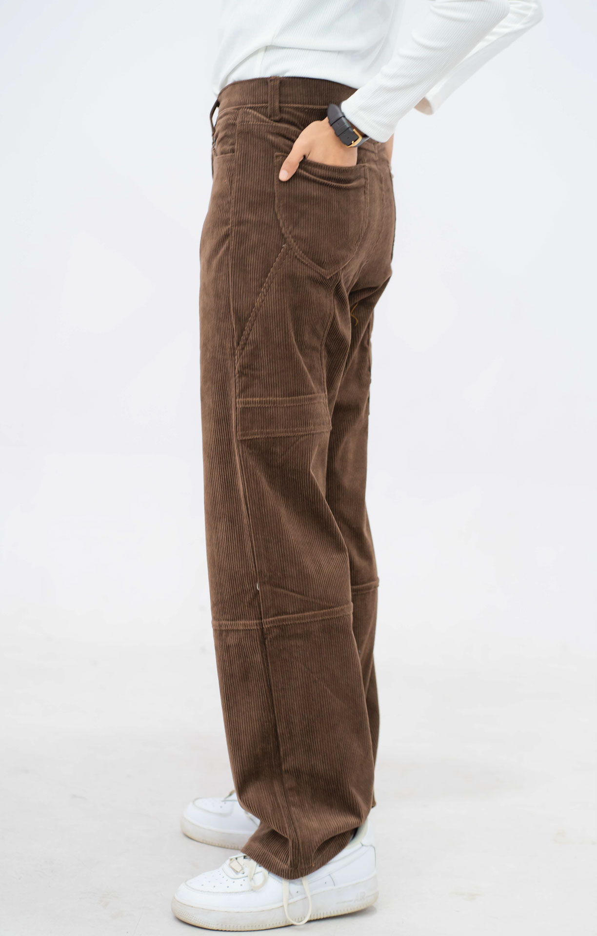 Misty Brown Corduroy Pants