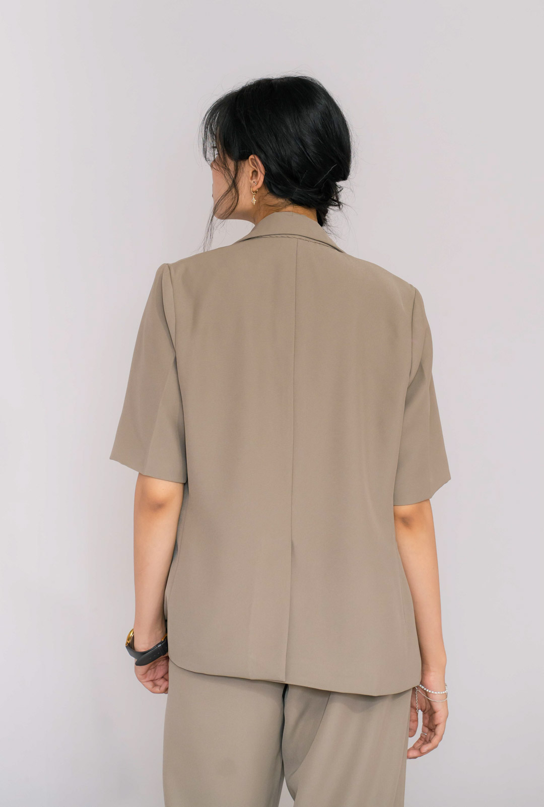 Divine Brown Tailored Blazer