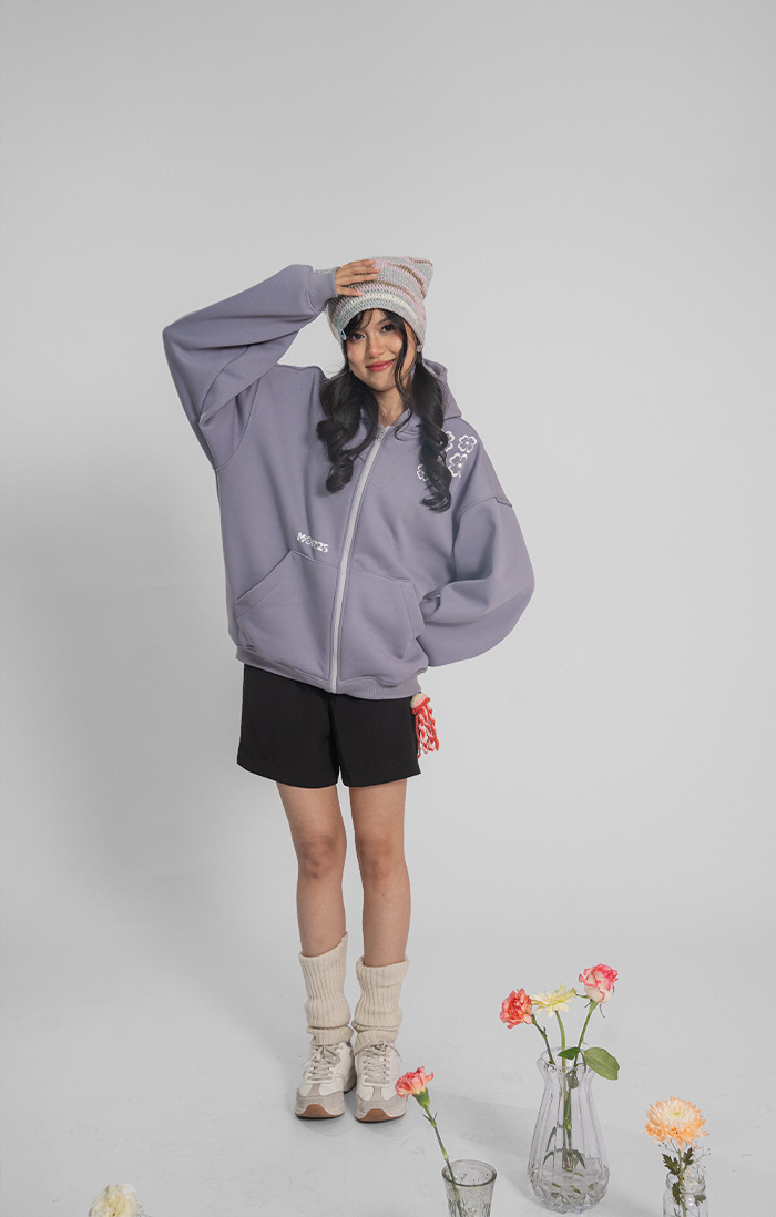 Seven Clover Zip Up Hoodie